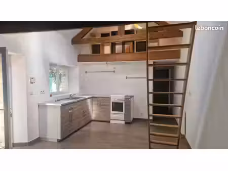 petite maison en pierre avec jardin- centre bourg