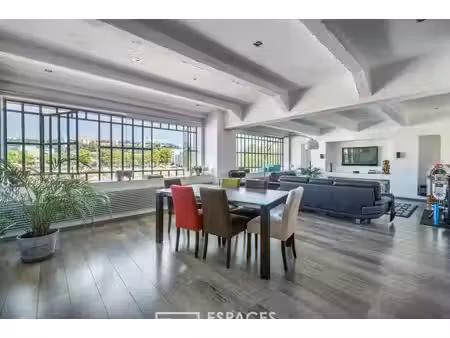 loft avec vue sur la saône dans une ancienne biscuiterie