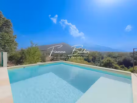 à vendre villa t4 de 125m² + chambres d'hôtes  terrain 1550m²  canavaggia  haute-corse...