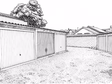 ensemble de 8 garages