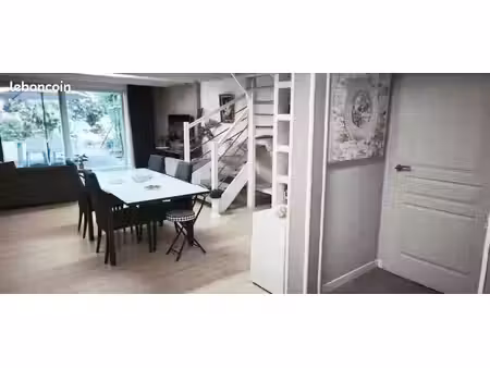 maison 100m2 meublée + jardin et parc résidentiel - location - proche d'atlantis