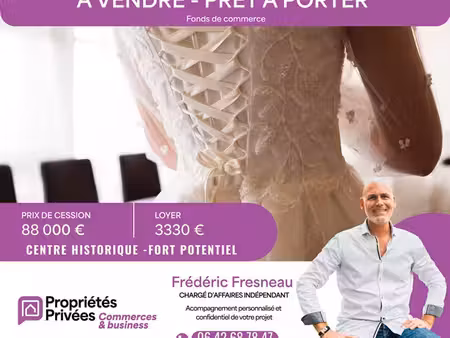 vente pret a porter luxe  mode  accessoires - morbihan