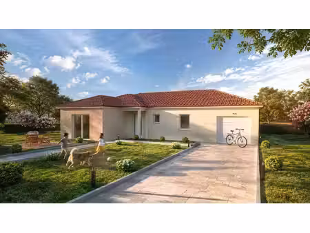 terrain avec maison neuve à vendre