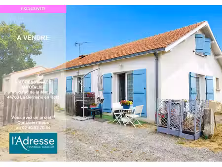 vente maison 6 pièces  102.51m²  la bernerie