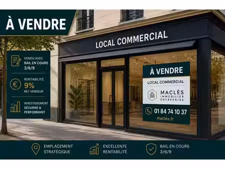 vente bureaux 65 m²