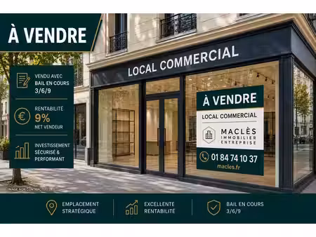 vente bureaux 65m²