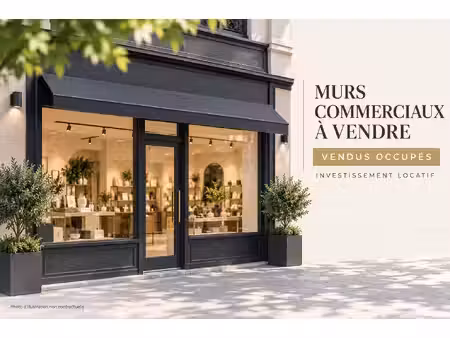 divonne-les-bains centre murs commerciaux loués 105 63 m2 + garage