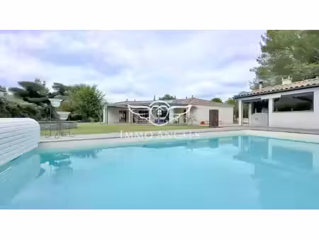 prades le lez (34)  villa 140m2  5 chambres  piscine  garage dou