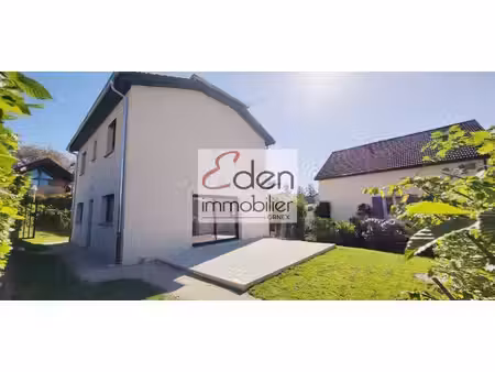 thoiry- centre village- villa neuve t6 de 117m2 avec jardin