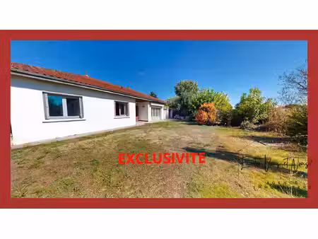 maison de plain-pied de 80m2 sur un terrain de 750 m2 entieremen