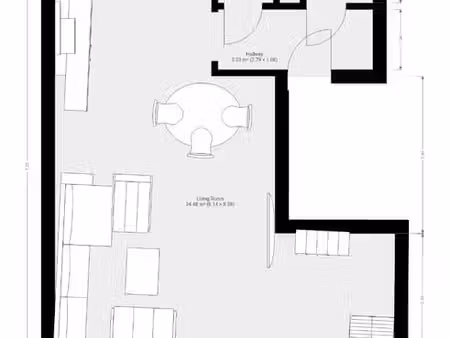 duplex entièrement rénové au centre de boom