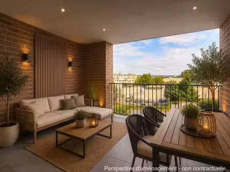 magnifique appartement 2ch avec terrasse à visé