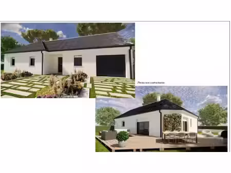 terrain avec maison neuve à vendre