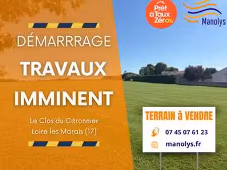 vente terrain à loire-les-marais (17870) : à vendre / loire-les-marais