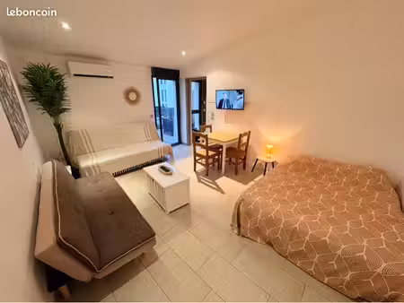 loue t1 rénové 28 m2 alenya