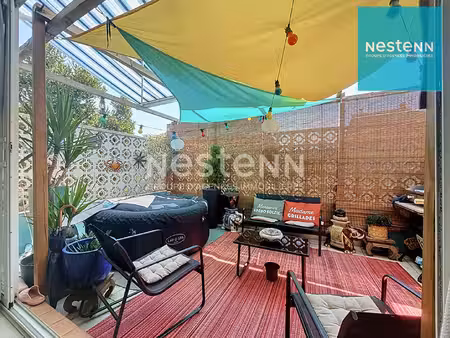 sigean - maison de village avec garage et terrasse