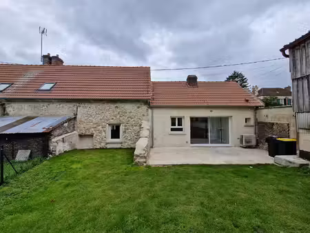 maison rénovée à louer à ormoy-villers (60800) ? 3 chambres  jardin et terrasse