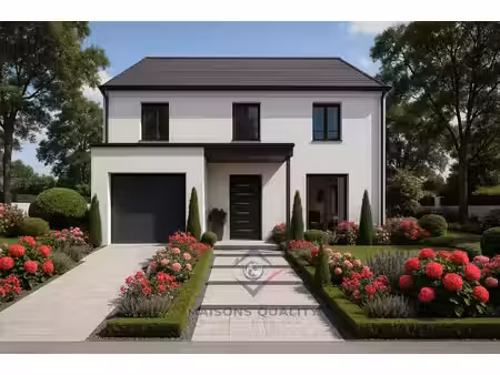 terrain avec maison neuve à vendre