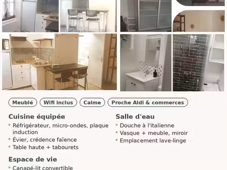 studio cocon à persan – tout compris  tout proche