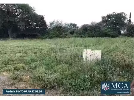 vente terrain 500 m² à benquet (40280)  64 900 €