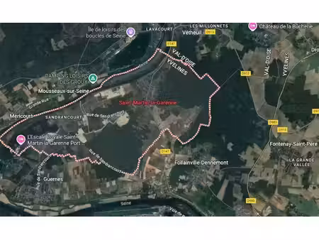 vente terrain 600 m² à saint-martin-la-garenne (78520)  114 000 €