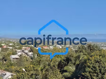 à vendre – terrain d’environ 300 m² avec vue mer panoramique – la rivière saint-louis