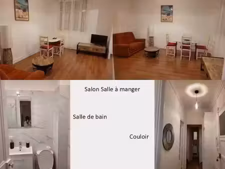 location meublée appartement 2 pièces 45 m² à nice (06000)  1 160 €