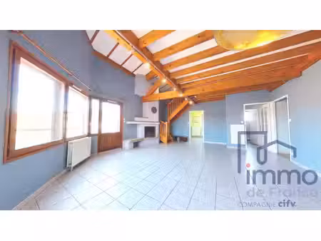 t5 duplex + terrasse+ garage la talaudière