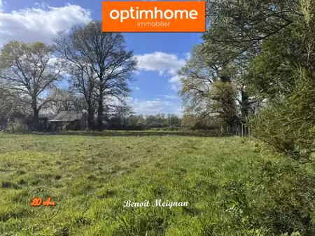 terrain à constructible de 1 537m² – division possible – plessé