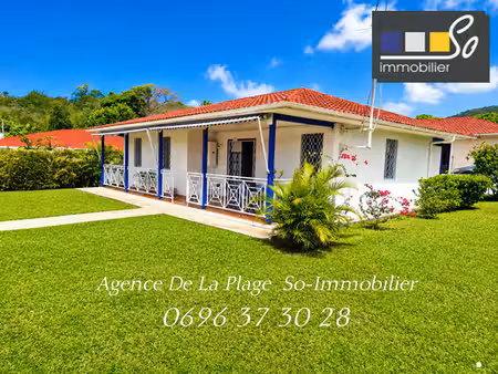 vente villa plain pied 3 chambres emplacement ideal le diamant martinique