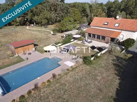 maison plus gîte plus dépendances aménageables