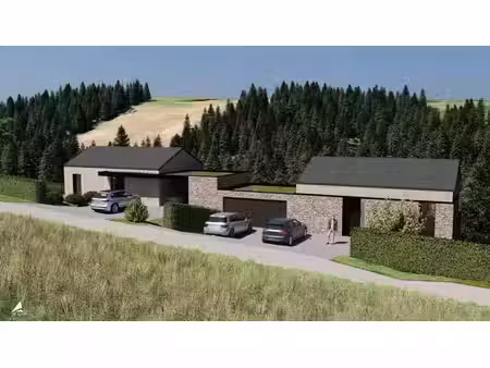 terrain à bâtir partiellement boisé dans une rue cul-de-sac