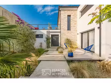 entre le parc bordelais et le parc de la chêneraie  une réalisation contemporaine d'except