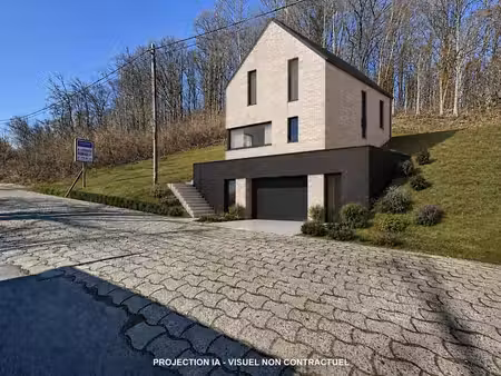 projet de maison avec permis d'urbanisme-terrain à bâtir