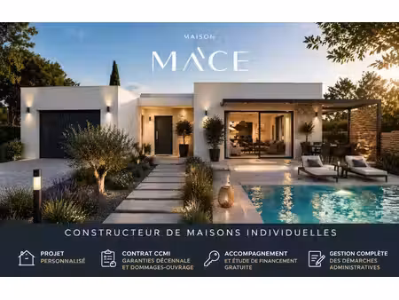 terrain avec maison neuve à vendre