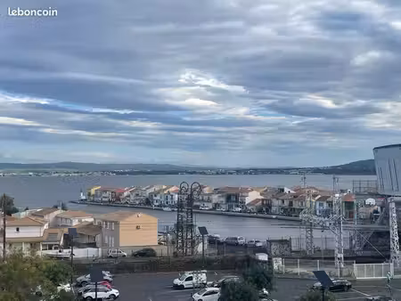 sète . t2 meublé de 43m2 avec parking fermé et vue sur la pointe courte