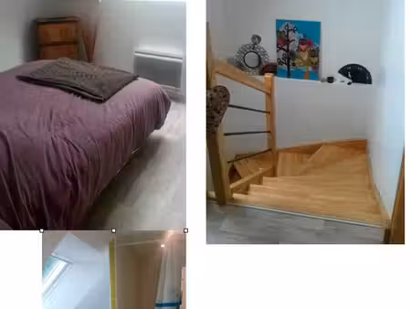 maison mitoyenne à louer situé à 1 5 km du bourg et 10 minutes de l'océan