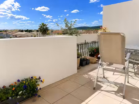 frontignan centre – duplex t5 de 103 m² – terrasse – vue imprenable – ascenseur – garage