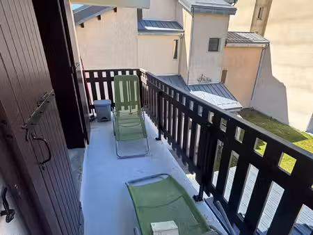 bonascre studio meublé 20 m2 avec balcon exposé sud-ouest