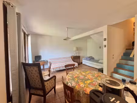 vente studio à saint-martin-vésubie balcon  vue et garage