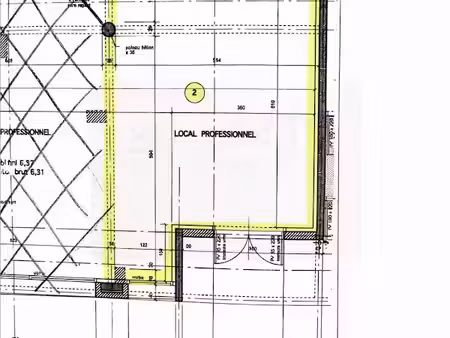 location locaux professionnels 2 pièces 40 m² à begles (33130)  630 €