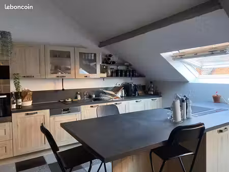 a louer : grand t3 meublé lumineux à lomme (proche lille)