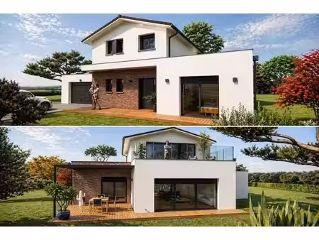 terrain avec maison neuve à vendre