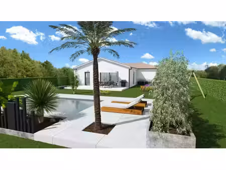 terrain avec maison neuve à vendre