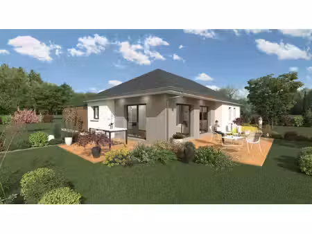 terrain avec maison neuve à vendre