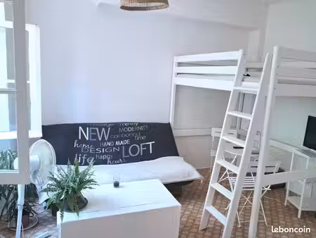 jolie studio f1 19m2 centre ville ts commerces (nature  montagne  30mn mer)