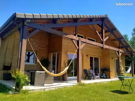 maison neuve bois meublée 127 m² - 3 ch - jardin – 12 min hôpital périgueux