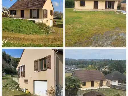 maison 76m2 / sous sol 80m2 sur terrain 1550m2