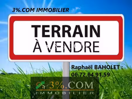 terrain constructible 584m².