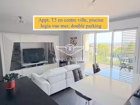 appt. 3 pièces état neuf  pmr vue mer